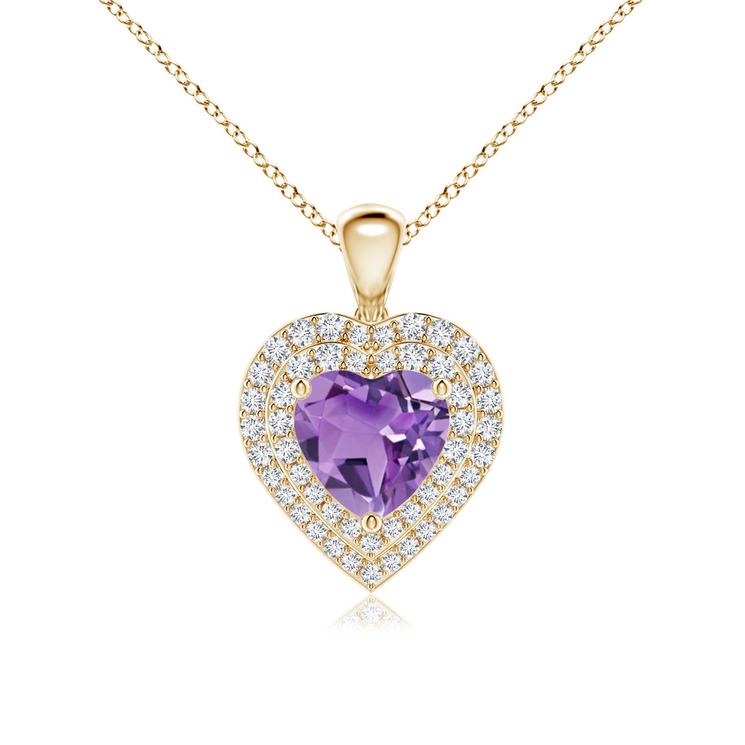 A - Amethyst / 1.53 CT / 14 KT Yellow Gold