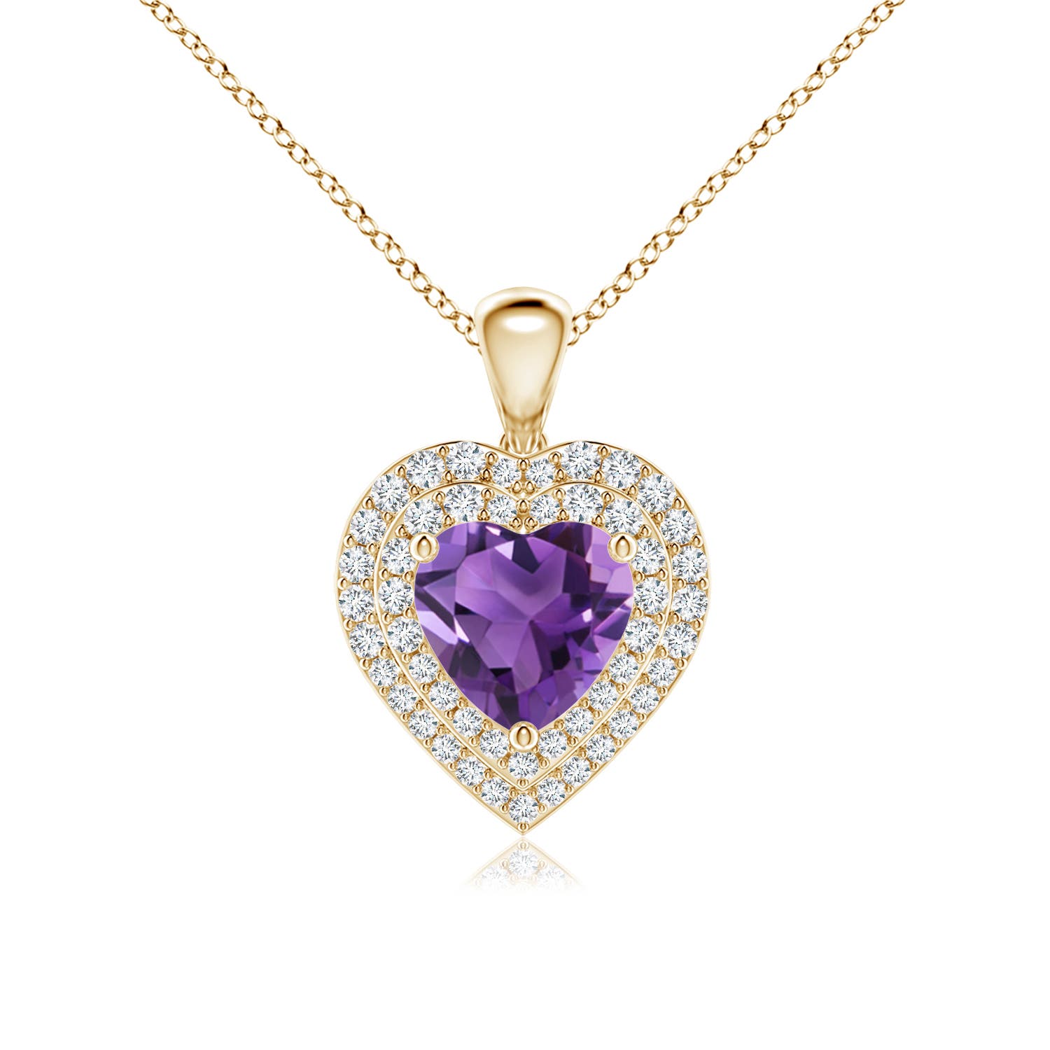 AAA - Amethyst / 1.53 CT / 14 KT Yellow Gold