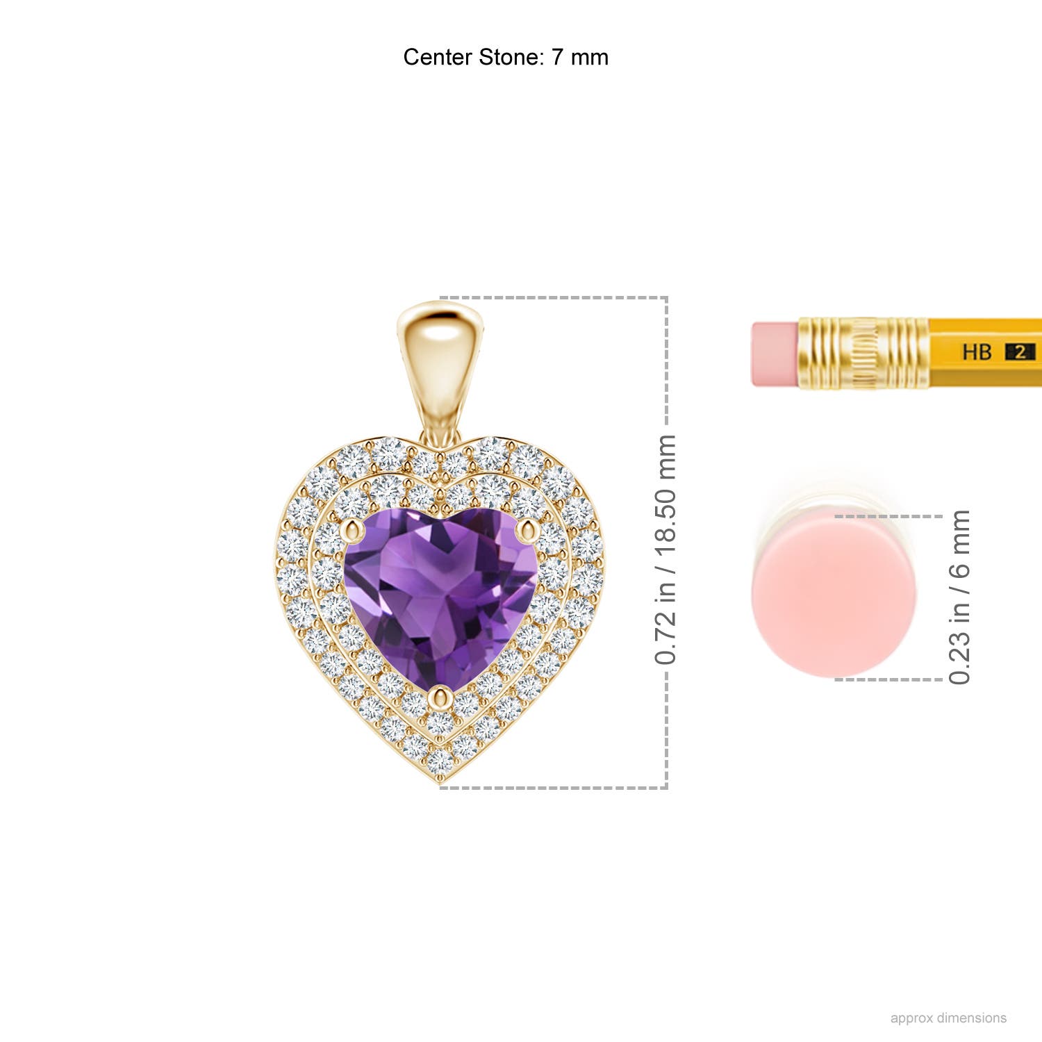 AAA - Amethyst / 1.53 CT / 14 KT Yellow Gold