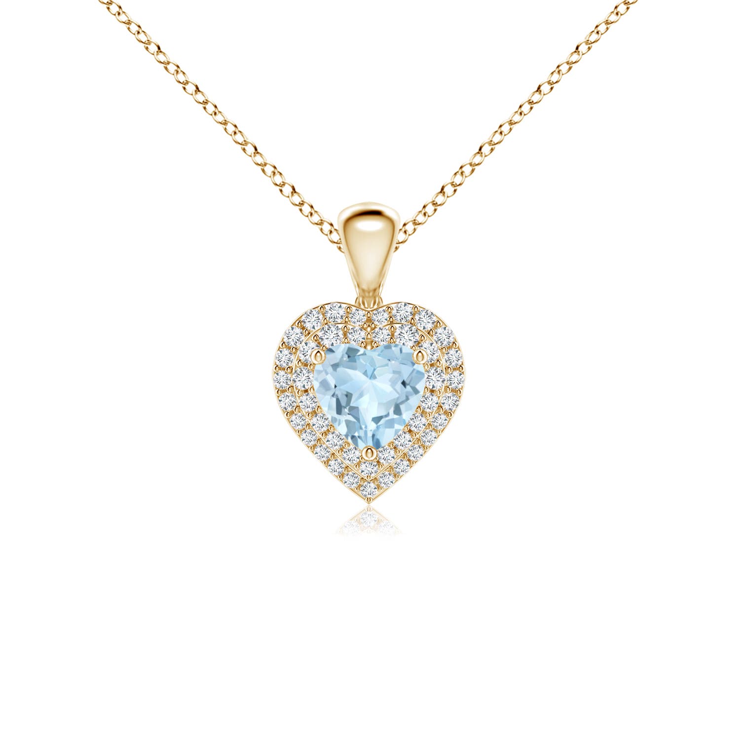 AA - Aquamarine / 0.74 CT / 14 KT Yellow Gold