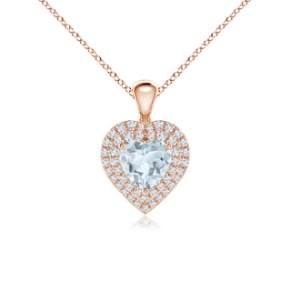 Heart A Aquamarine