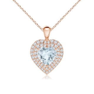 Heart A Aquamarine