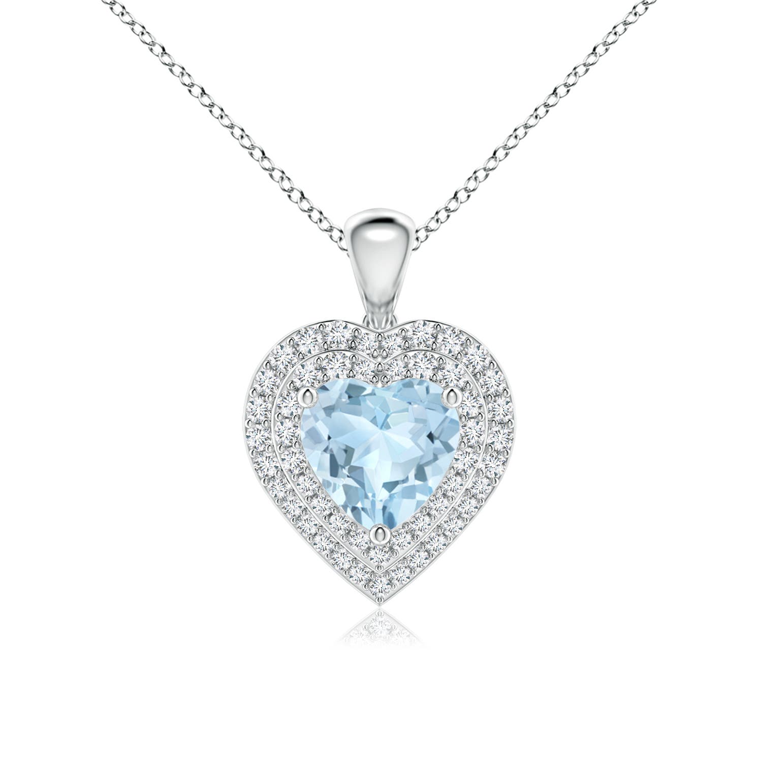 AA - Aquamarine / 1.33 CT / 14 KT White Gold