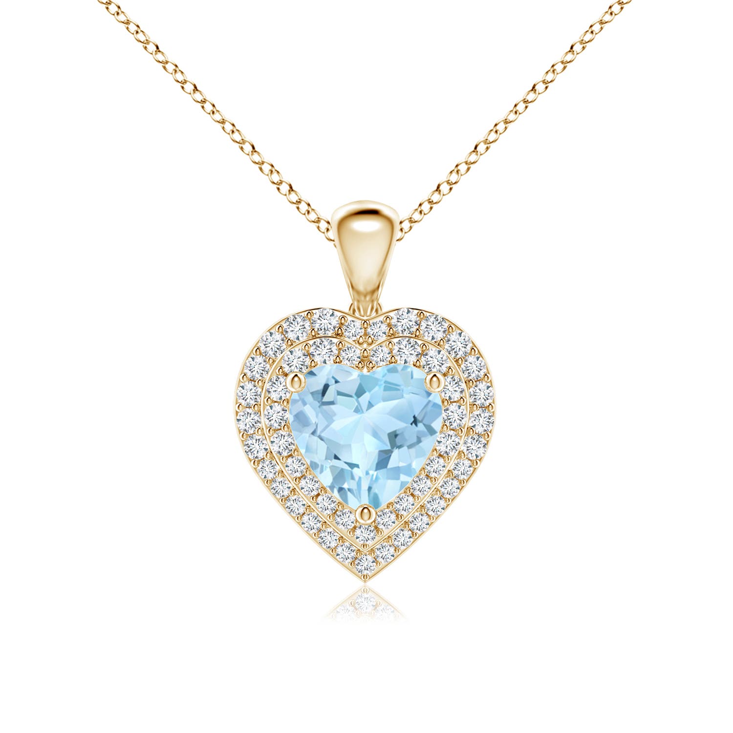 AAA - Aquamarine / 1.33 CT / 14 KT Yellow Gold