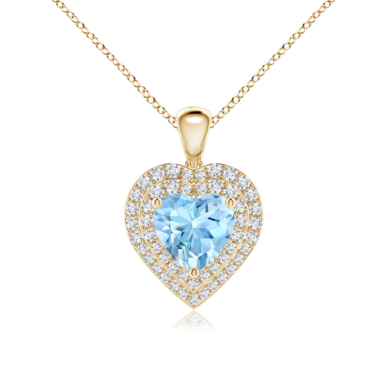 AAAA - Aquamarine / 1.33 CT / 14 KT Yellow Gold