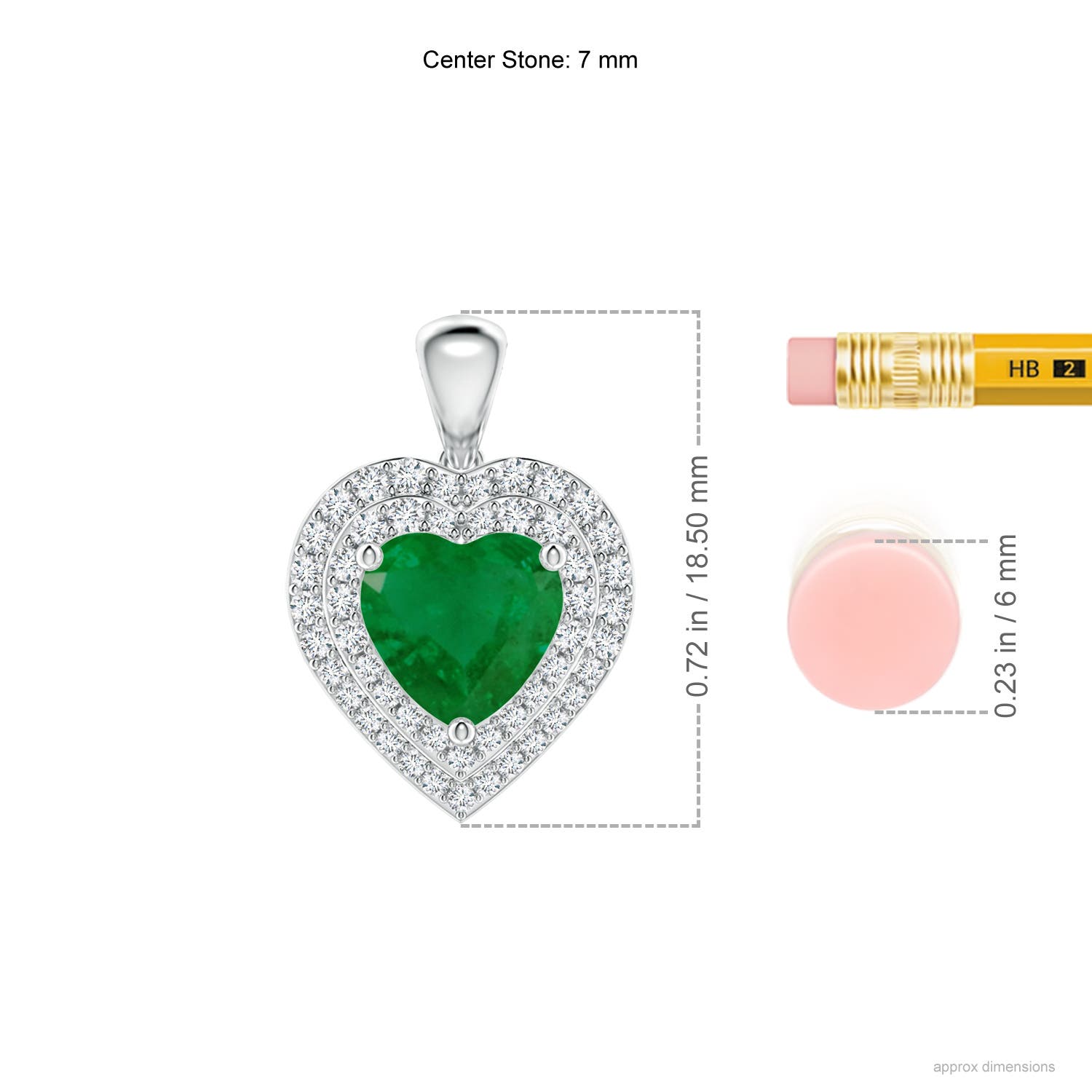 A - Emerald / 1.63 CT / 14 KT White Gold