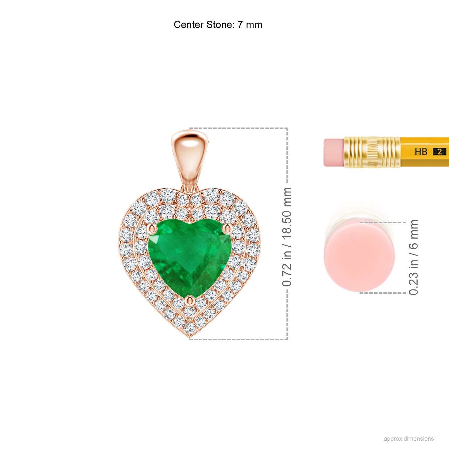 AA - Emerald / 1.63 CT / 14 KT Rose Gold