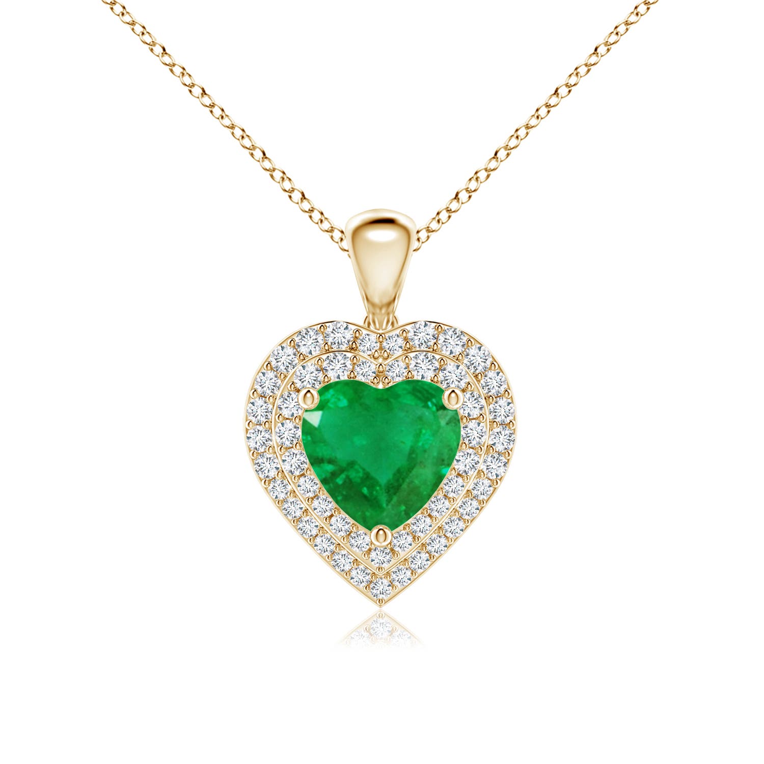 AA - Emerald / 1.63 CT / 14 KT Yellow Gold