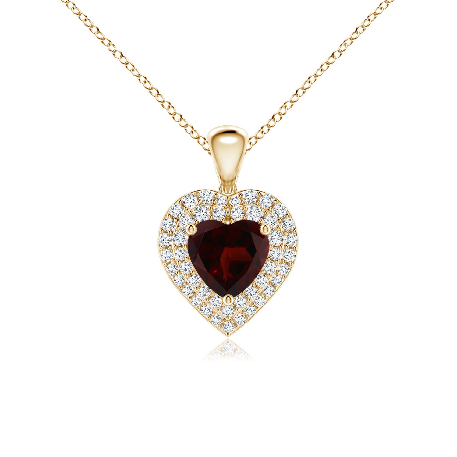 A - Garnet / 1.35 CT / 14 KT Yellow Gold