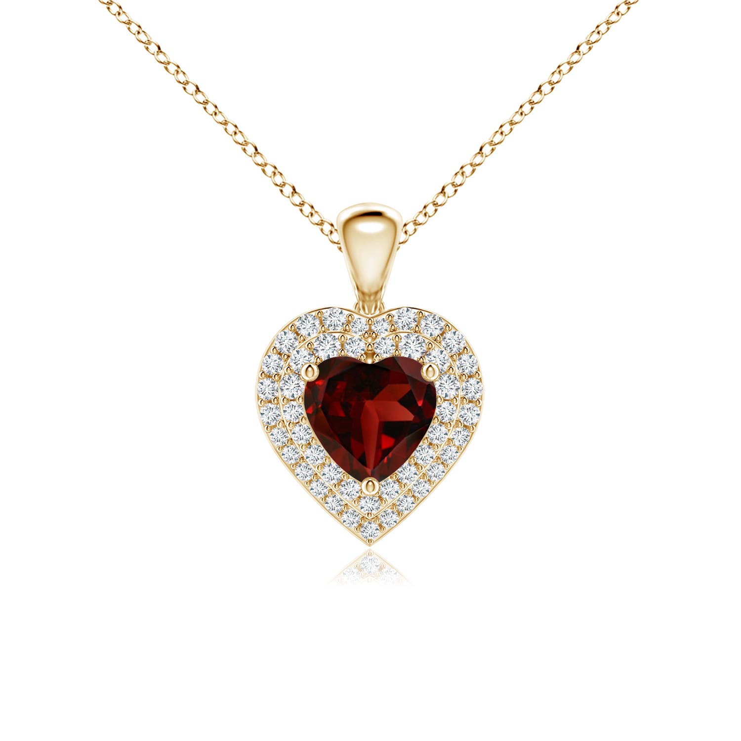 AAA - Garnet / 1.35 CT / 14 KT Yellow Gold