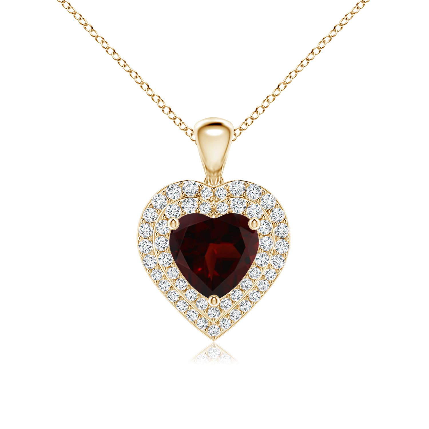 A - Garnet / 1.83 CT / 14 KT Yellow Gold