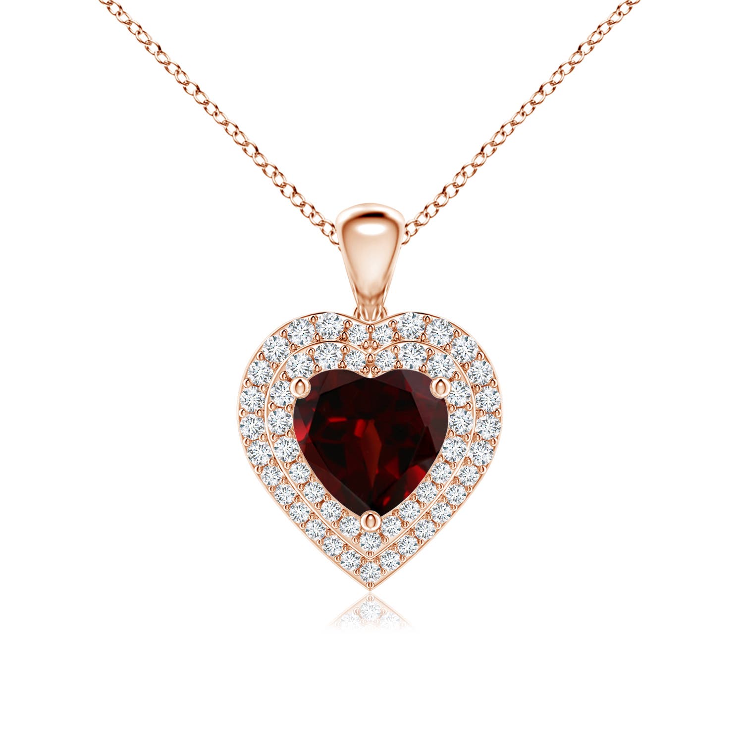 AA - Garnet / 1.83 CT / 14 KT Rose Gold