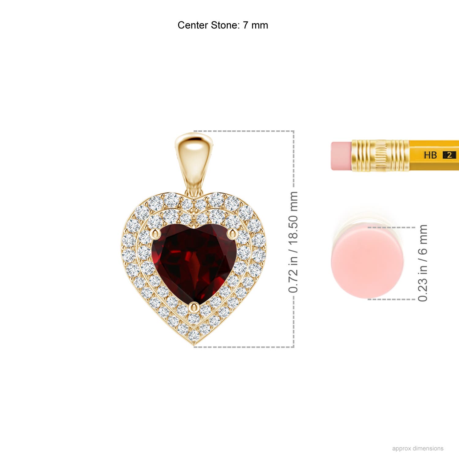 AA - Garnet / 1.83 CT / 14 KT Yellow Gold