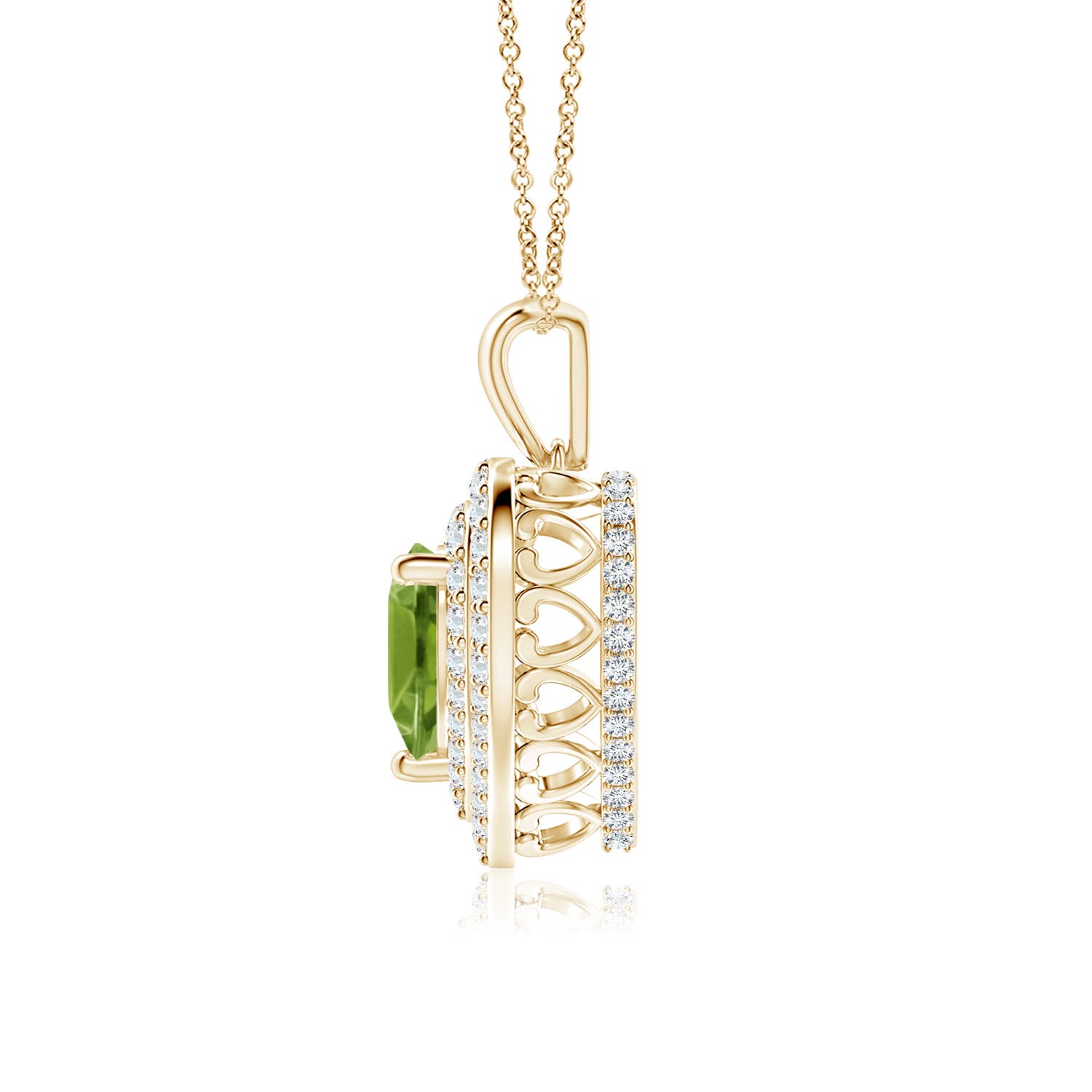 AAA - Peridot / 1.53 CT / 14 KT Yellow Gold