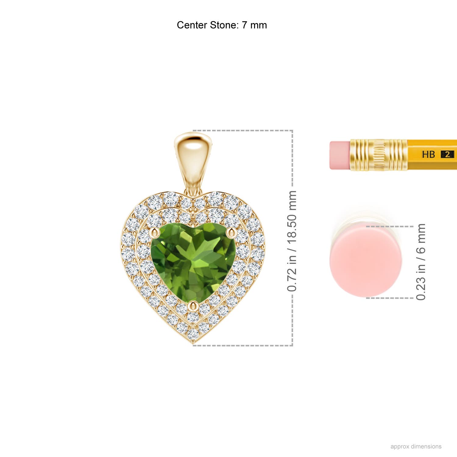 AAAA - Peridot / 1.53 CT / 14 KT Yellow Gold