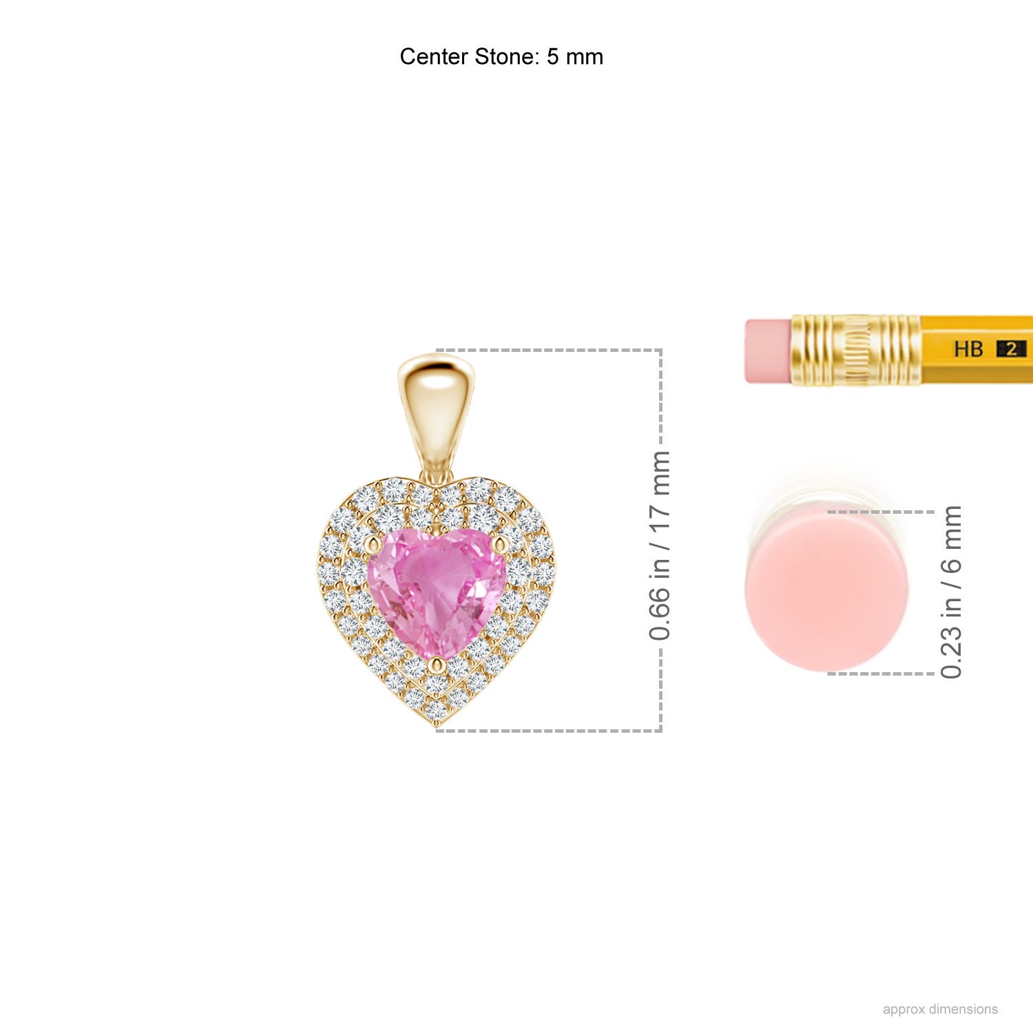 AA - Pink Sapphire / 0.94 CT / 14 KT Yellow Gold