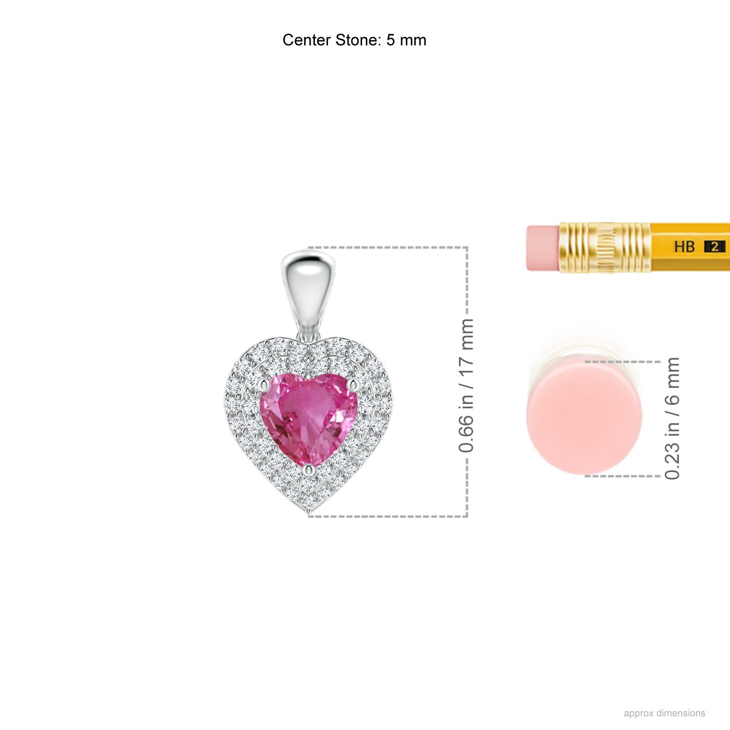 AAAA - Pink Sapphire / 0.94 CT / 14 KT White Gold