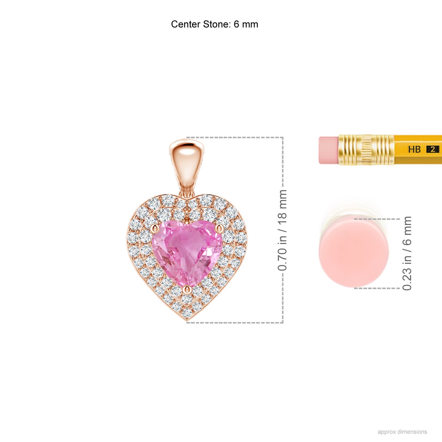 AA - Pink Sapphire / 1.25 CT / 14 KT Rose Gold