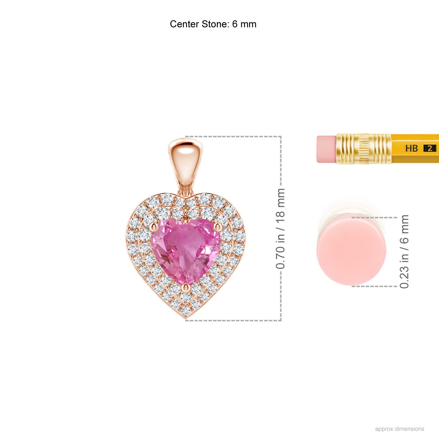 AAA - Pink Sapphire / 1.25 CT / 14 KT Rose Gold