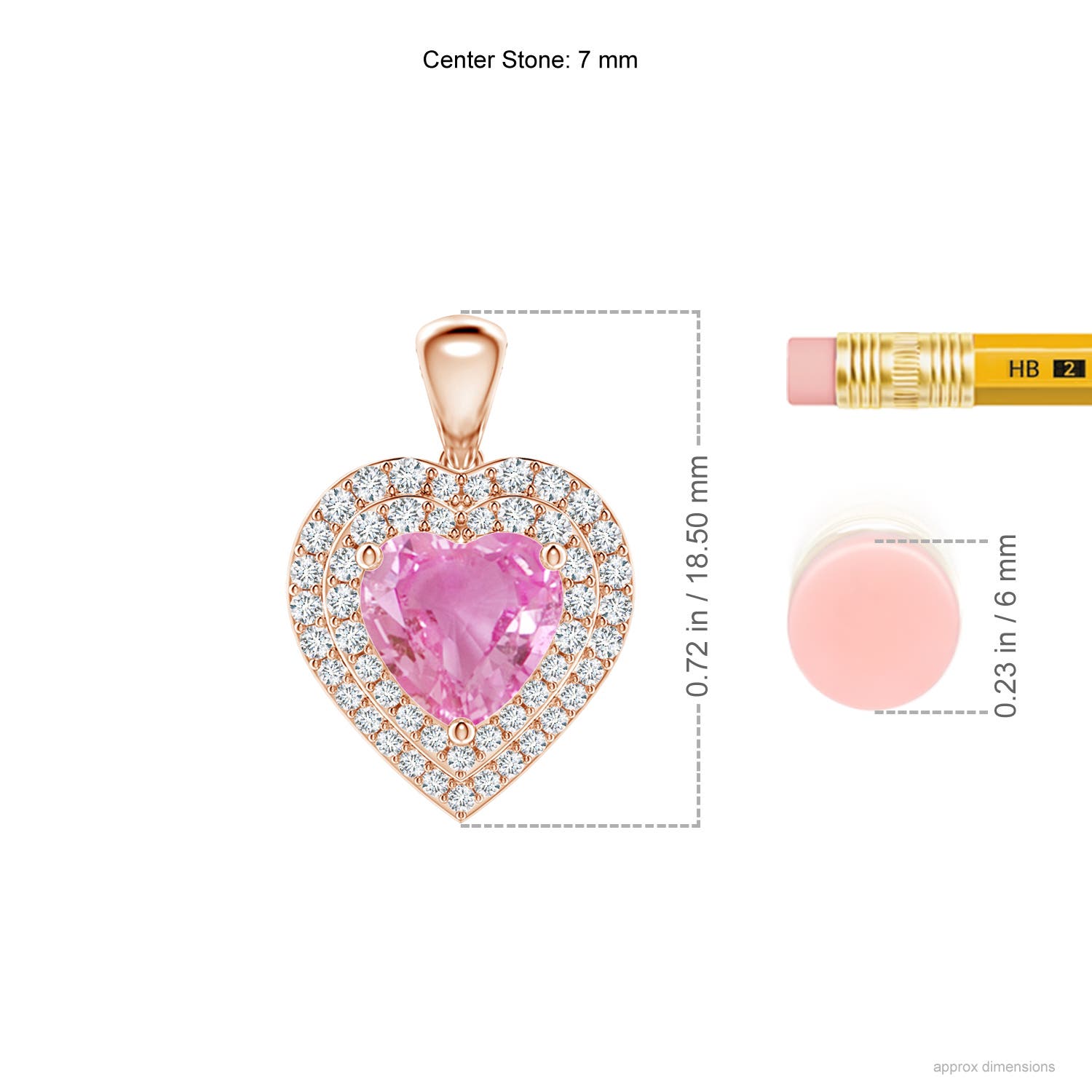 AA - Pink Sapphire / 1.93 CT / 14 KT Rose Gold