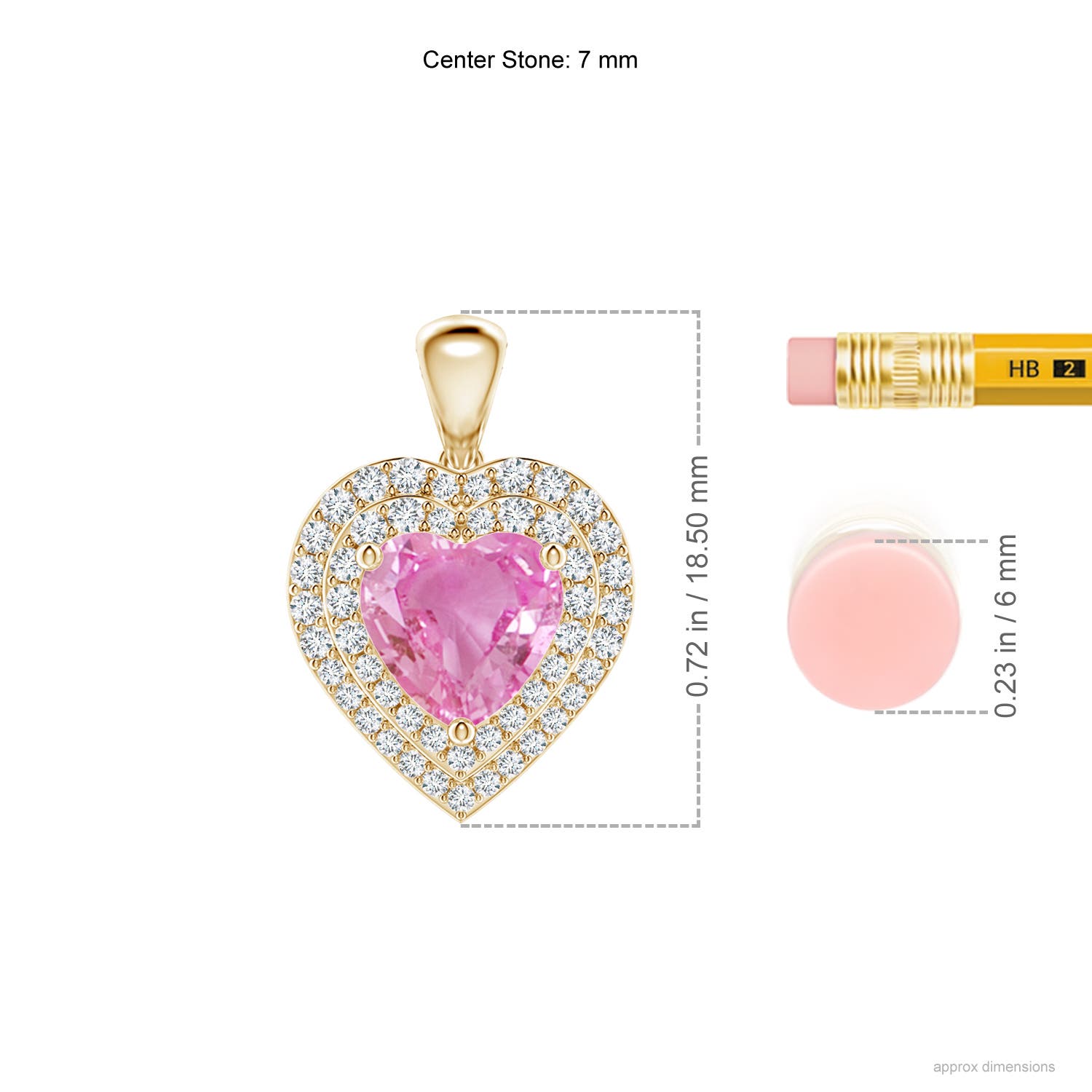 AA - Pink Sapphire / 1.93 CT / 14 KT Yellow Gold