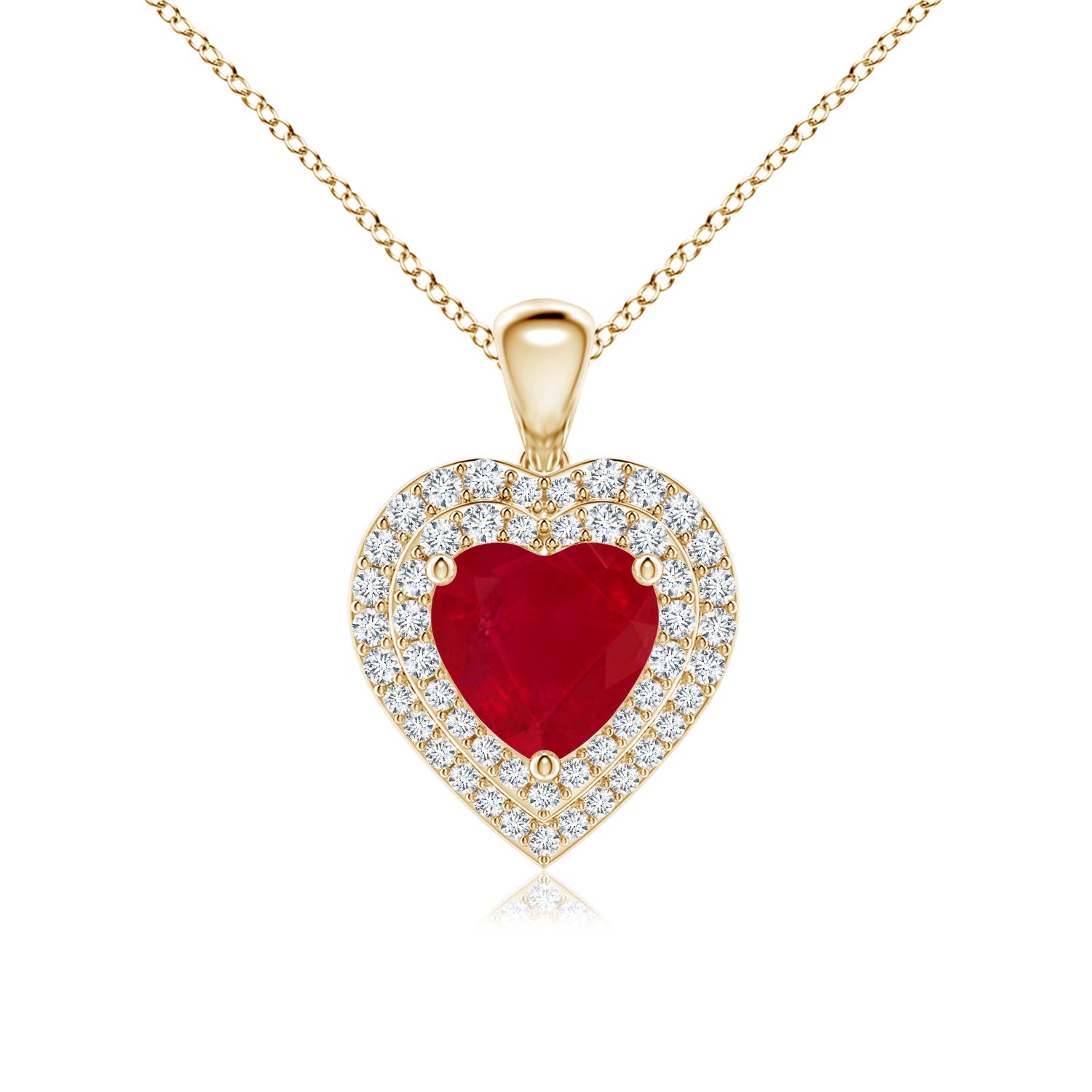 AA - Ruby / 2.08 CT / 14 KT Yellow Gold