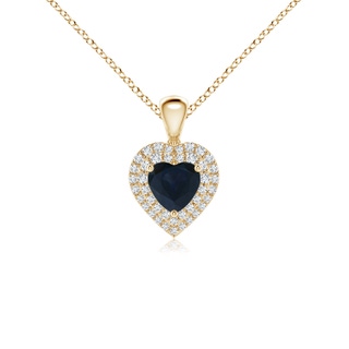 Heart A Blue Sapphire