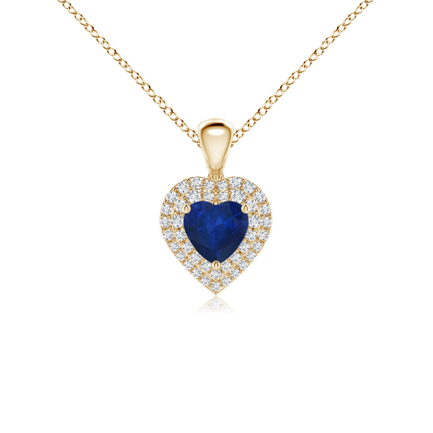 AA - Blue Sapphire / 0.87 CT / 14 KT Yellow Gold