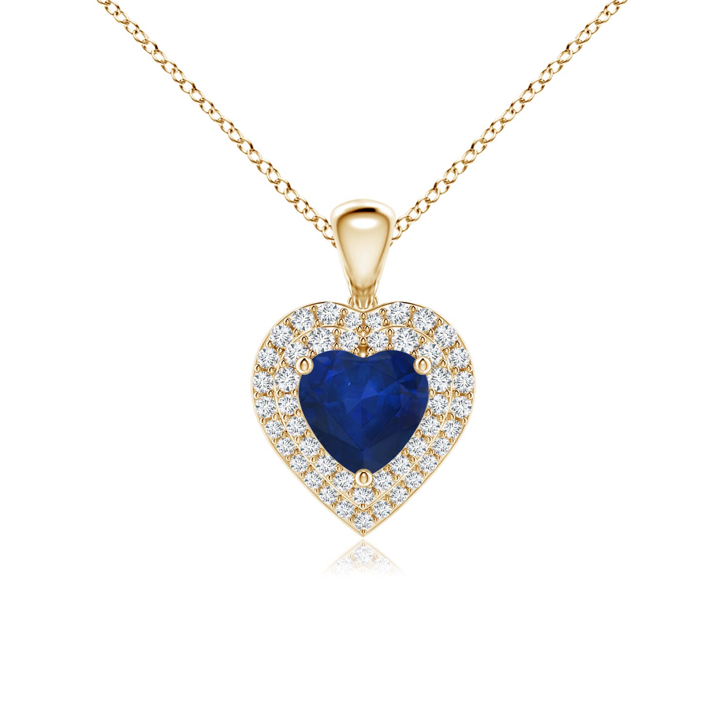 AA - Blue Sapphire / 1.3 CT / 14 KT Yellow Gold