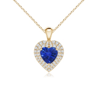 Heart AAA Blue Sapphire