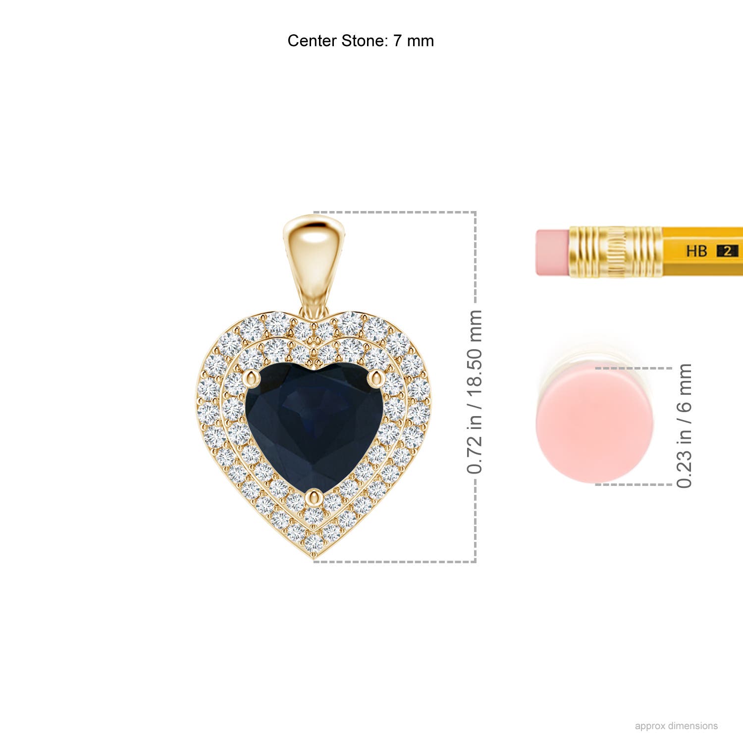 A - Blue Sapphire / 1.58 CT / 14 KT Yellow Gold