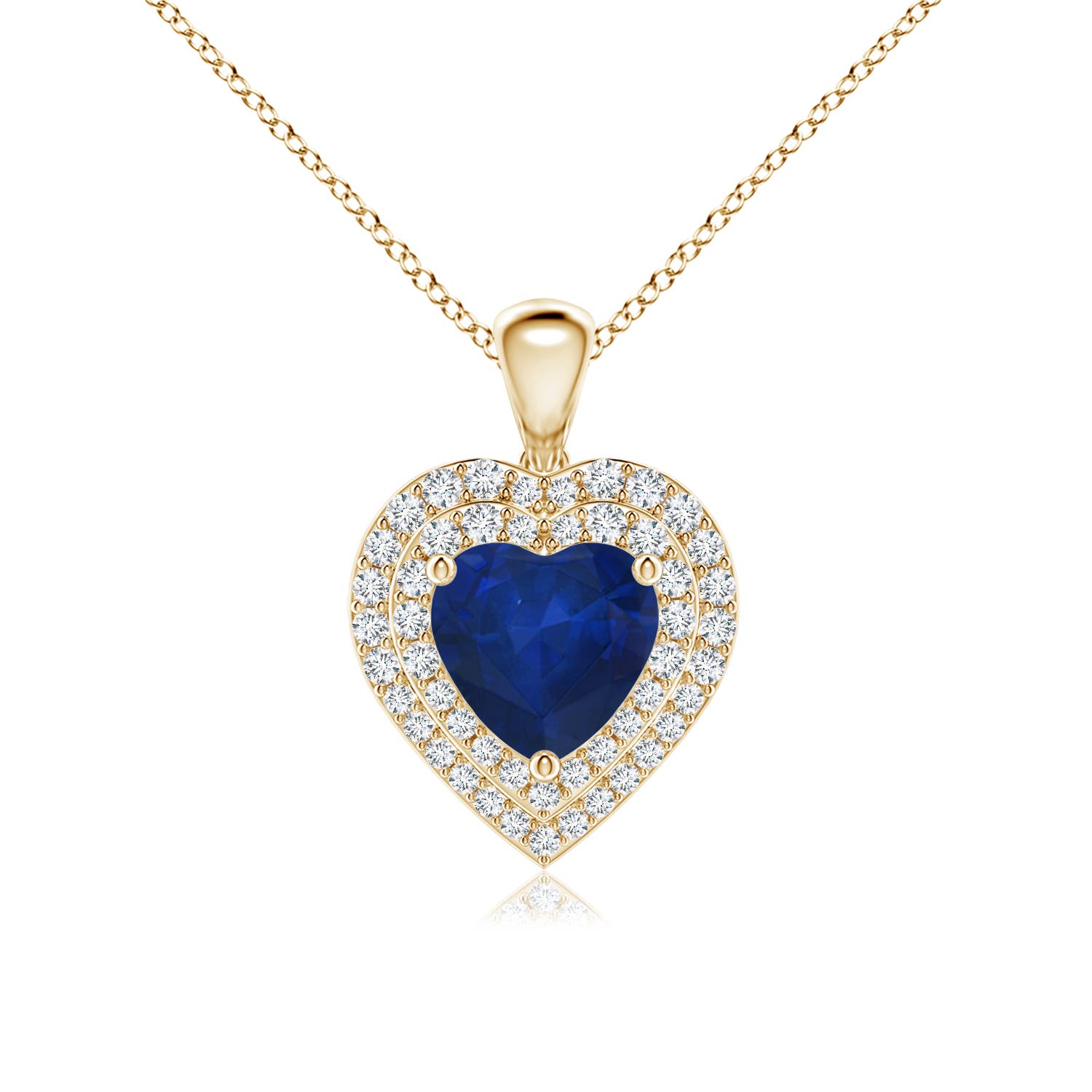 AA - Blue Sapphire / 1.58 CT / 14 KT Yellow Gold