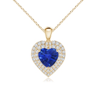 Heart AAA Blue Sapphire