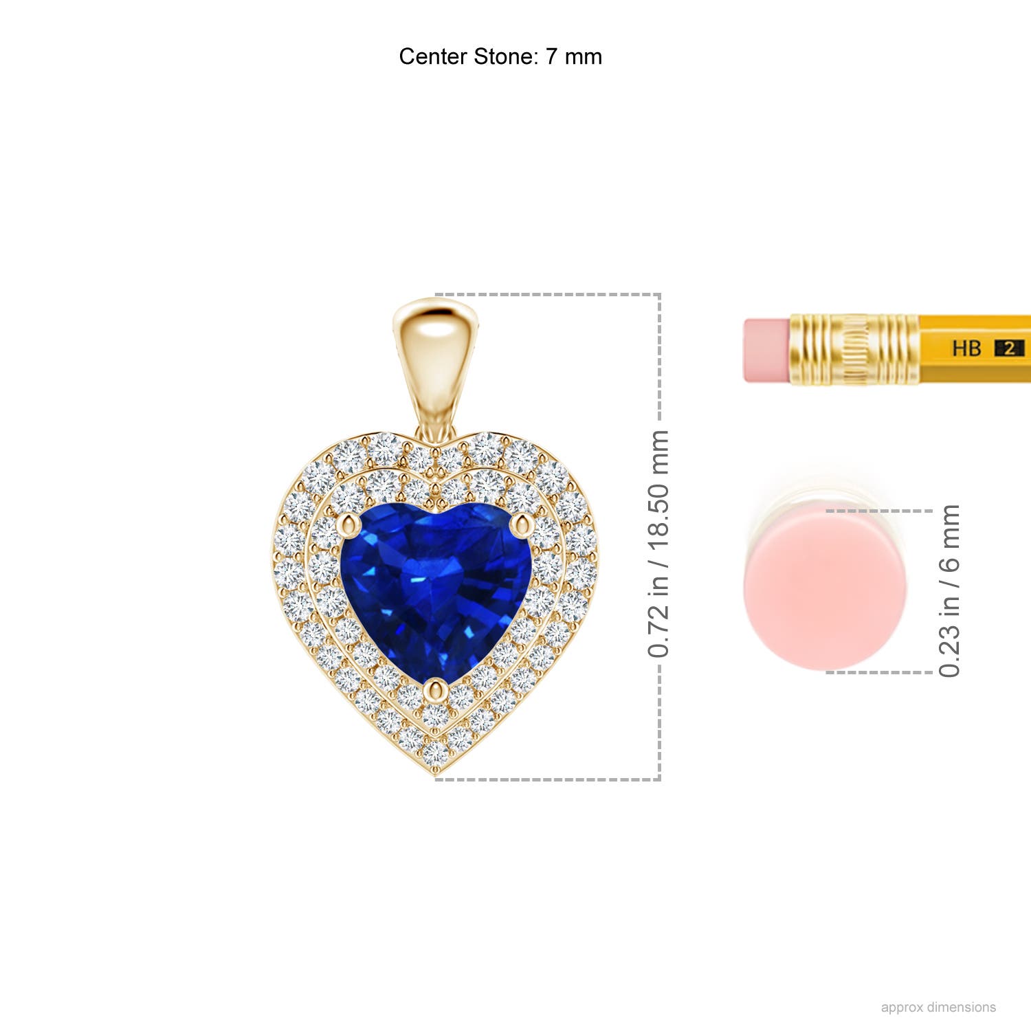 AAAA - Blue Sapphire / 1.58 CT / 14 KT Yellow Gold