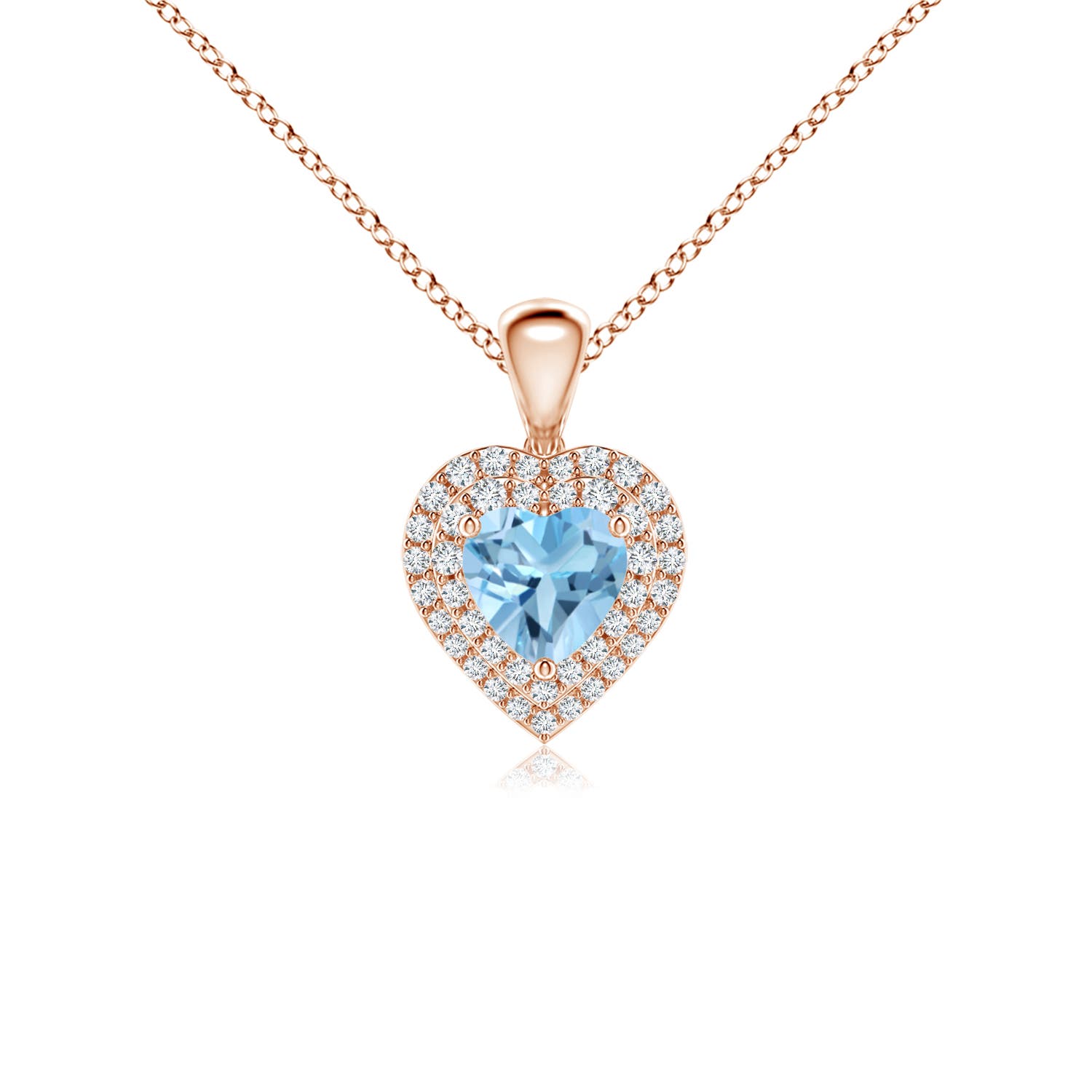 A - Swiss Blue Topaz / 0.99 CT / 14 KT Rose Gold