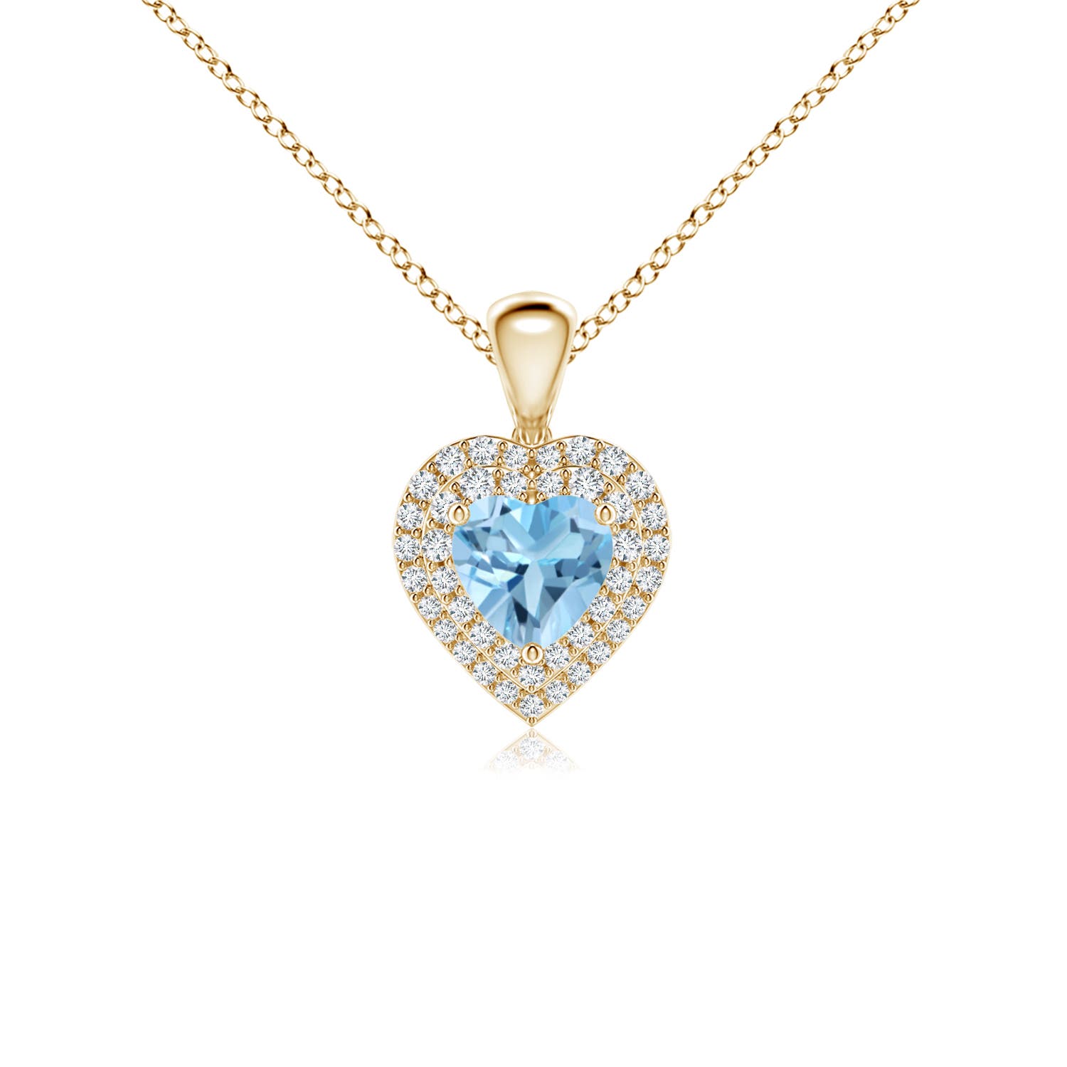 A - Swiss Blue Topaz / 0.99 CT / 14 KT Yellow Gold