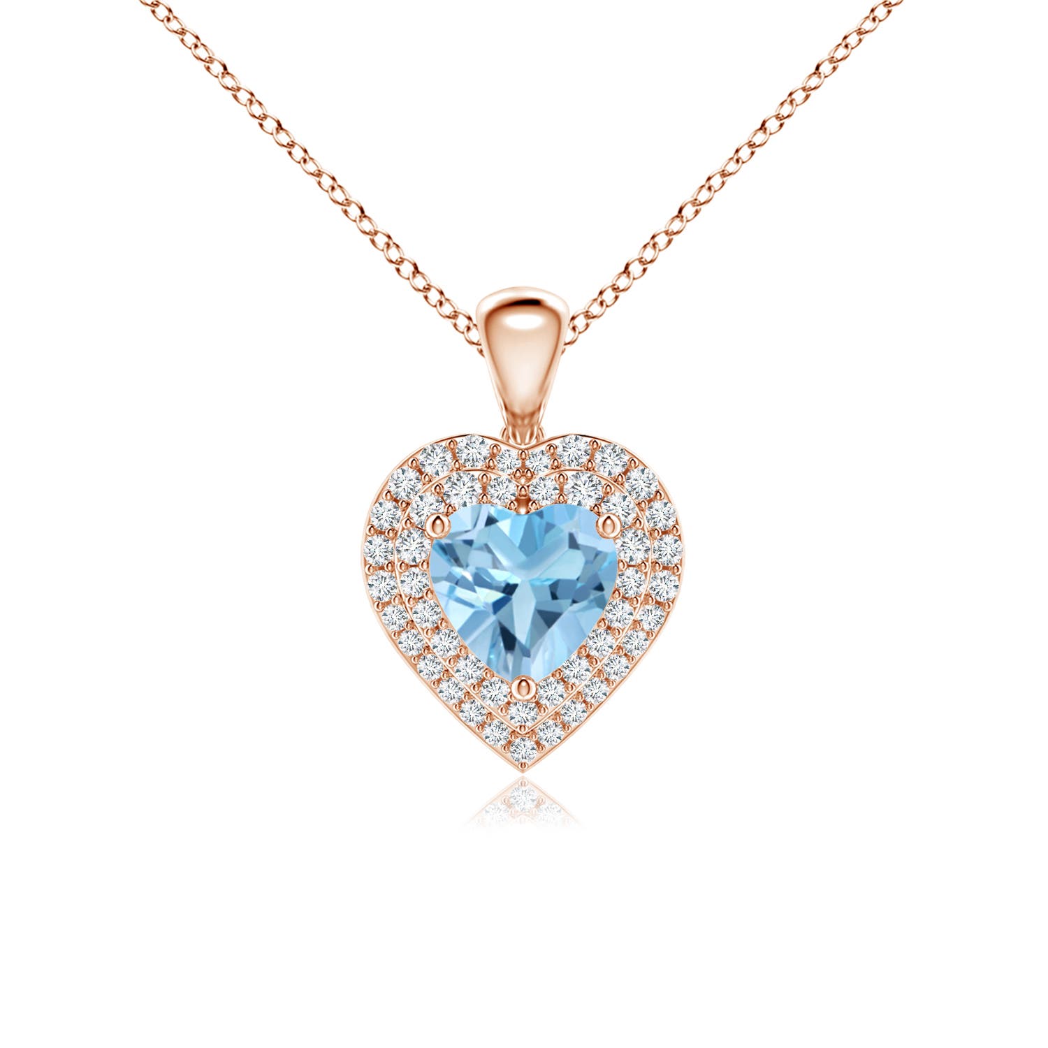 A - Swiss Blue Topaz / 1.37 CT / 14 KT Rose Gold