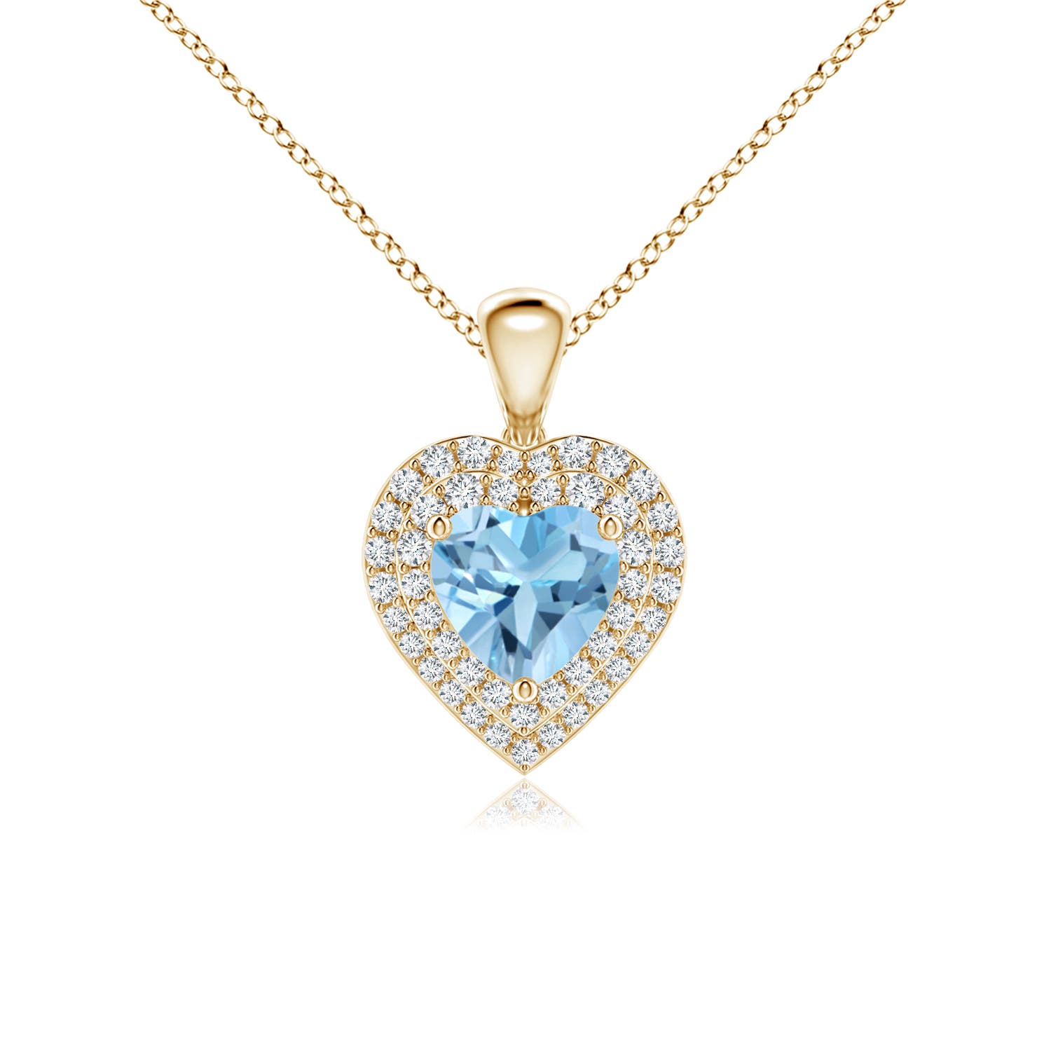 A - Swiss Blue Topaz / 1.37 CT / 14 KT Yellow Gold