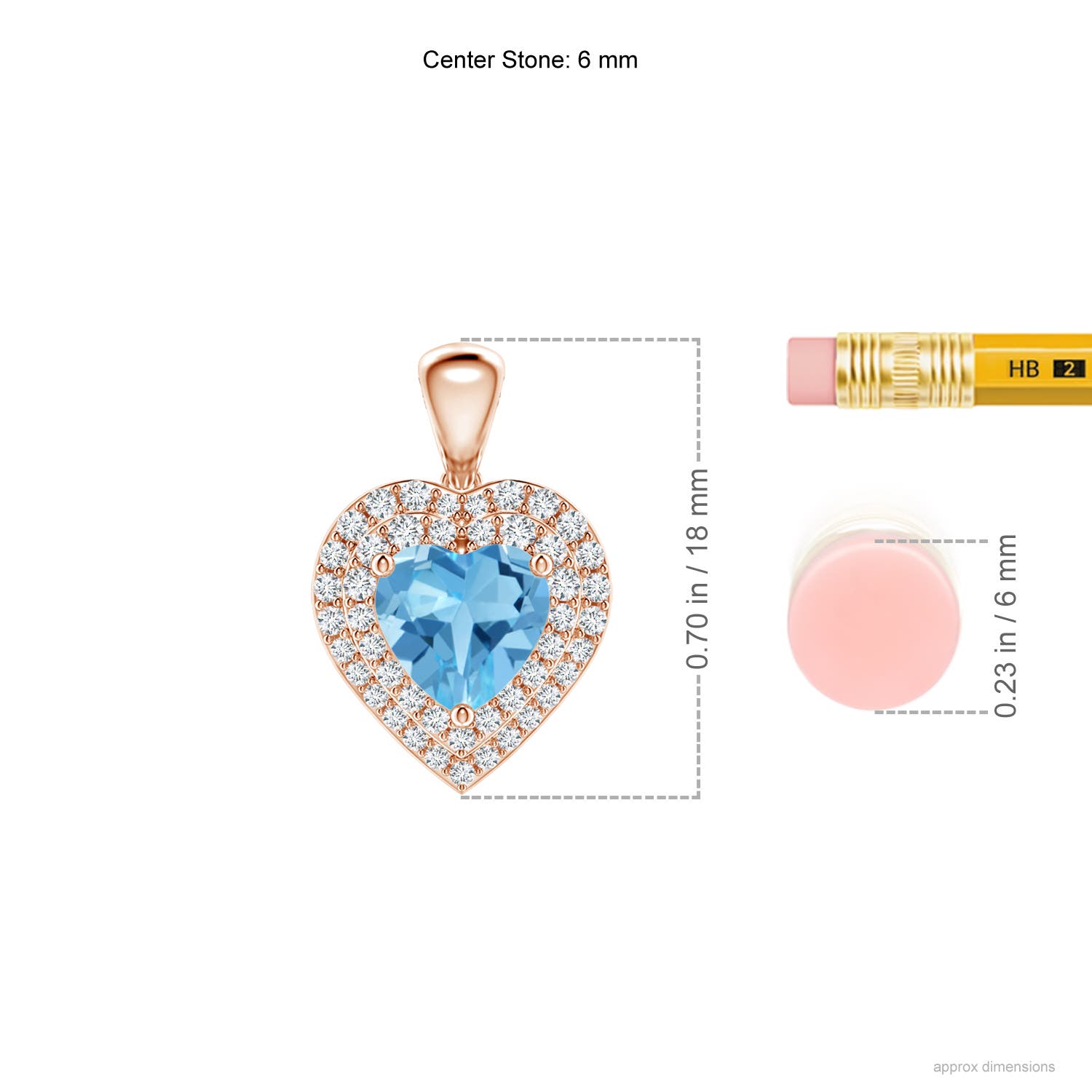 AA - Swiss Blue Topaz / 1.37 CT / 14 KT Rose Gold