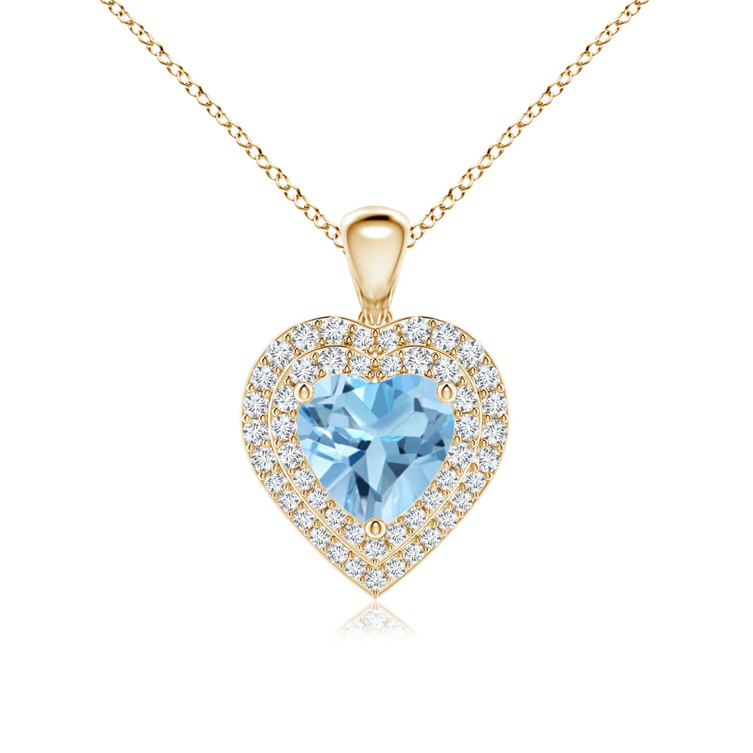 A - Swiss Blue Topaz / 1.91 CT / 14 KT Yellow Gold