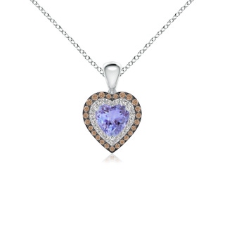 Heart AA Tanzanite