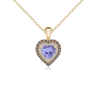 Heart AA Tanzanite