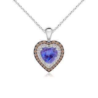 Heart AA Tanzanite
