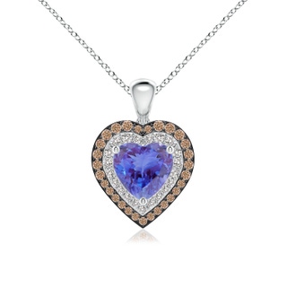 Heart AA Tanzanite