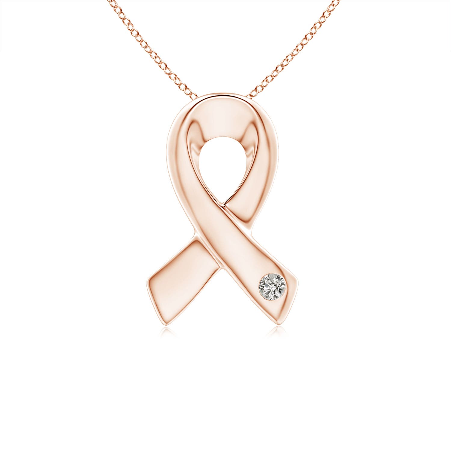 K, I3 / 0.06 CT / 14 KT Rose Gold