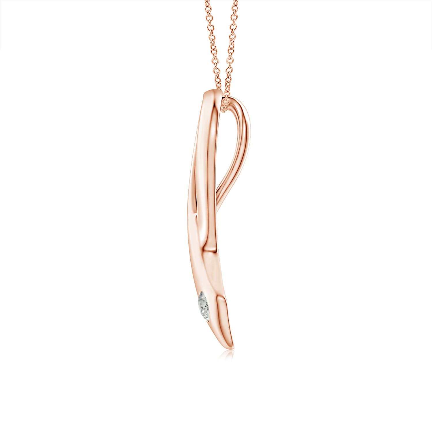 K, I3 / 0.1 CT / 14 KT Rose Gold