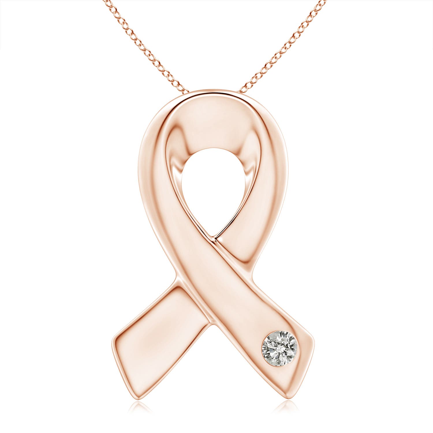 K, I3 / 0.16 CT / 14 KT Rose Gold