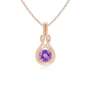 Round A Amethyst