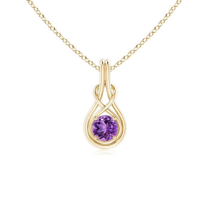 AA - Amethyst / 0.45 CT / 14 KT Yellow Gold