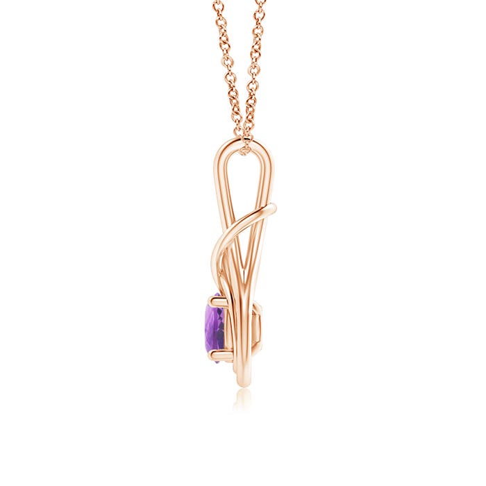 A - Amethyst / 0.8 CT / 14 KT Rose Gold